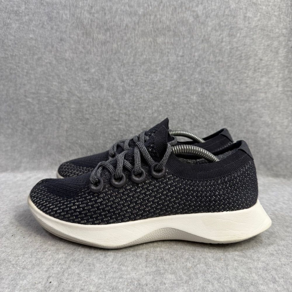 Allbirds Shoes Womens Size 7 Tree Dasher TD Navy Blue & White Running Sneakers